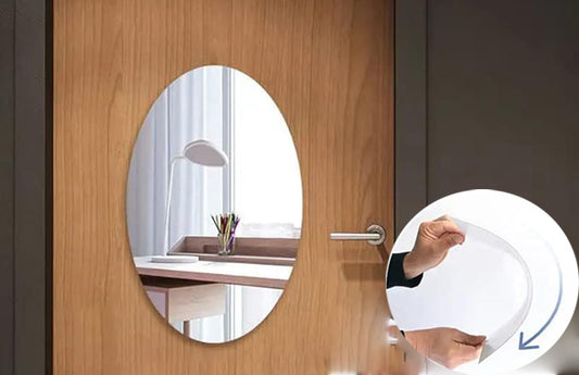 CrystalView Oval Wall Mirror