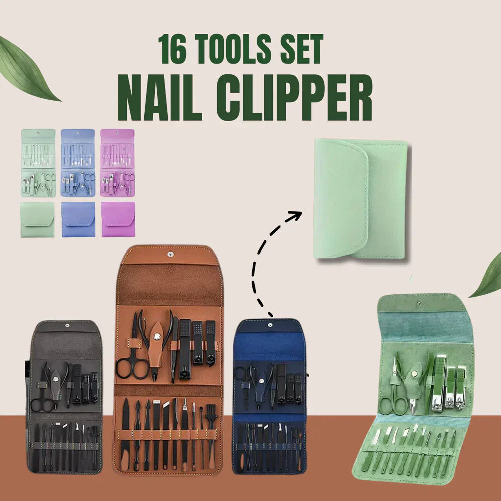Manicure & Pedicure Set Professional Nail Clippers Kit