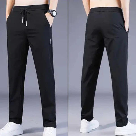 PREMIUM MEN'S HIGH STRETCH SKINNY LYCRA PANTS_ 🔥Buy1 Get 1 Free💥🤩 (Black & Gray) 🔥