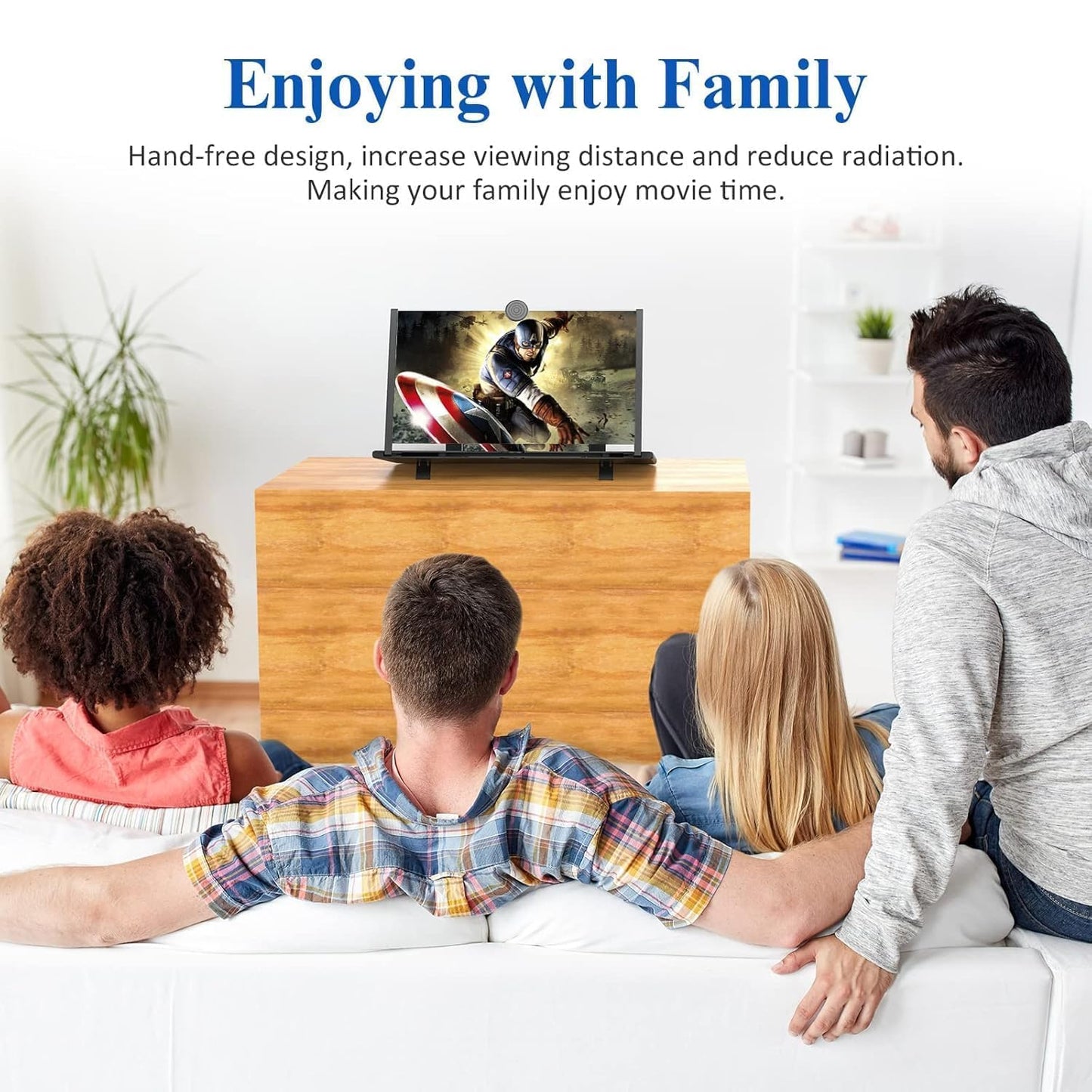 3D Screen Magnifier with Eye Protection – Watch Bigger & Safer