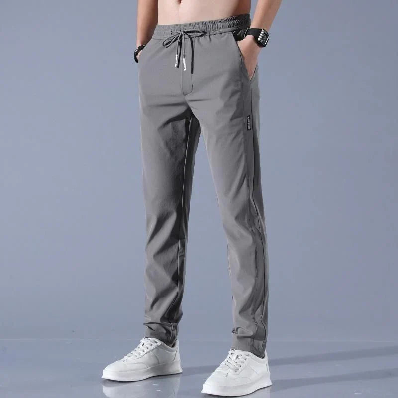 PREMIUM MEN'S HIGH STRETCH SKINNY LYCRA PANTS_ 🔥Buy1 Get 1 Free💥🤩 (Black & Gray) 🔥