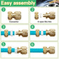 Heavy-Duty Brass Water Spray Nozzle Attachment