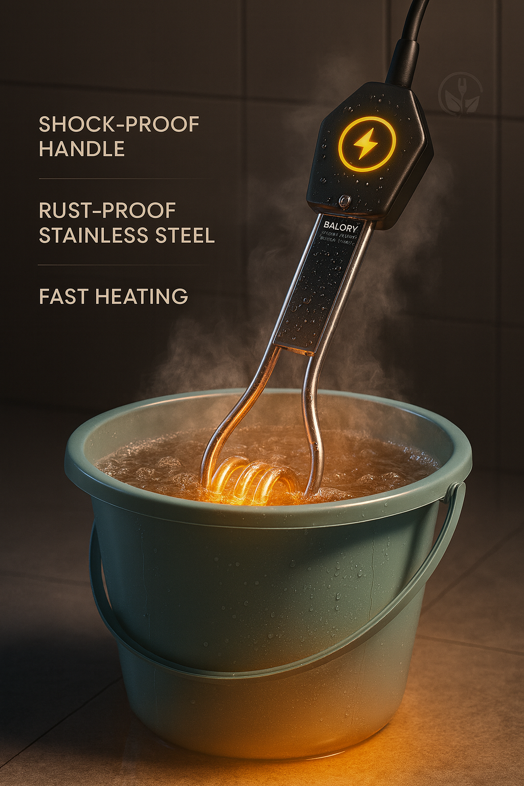 Copper Coating Immersion Waterproof Water Heating Rod