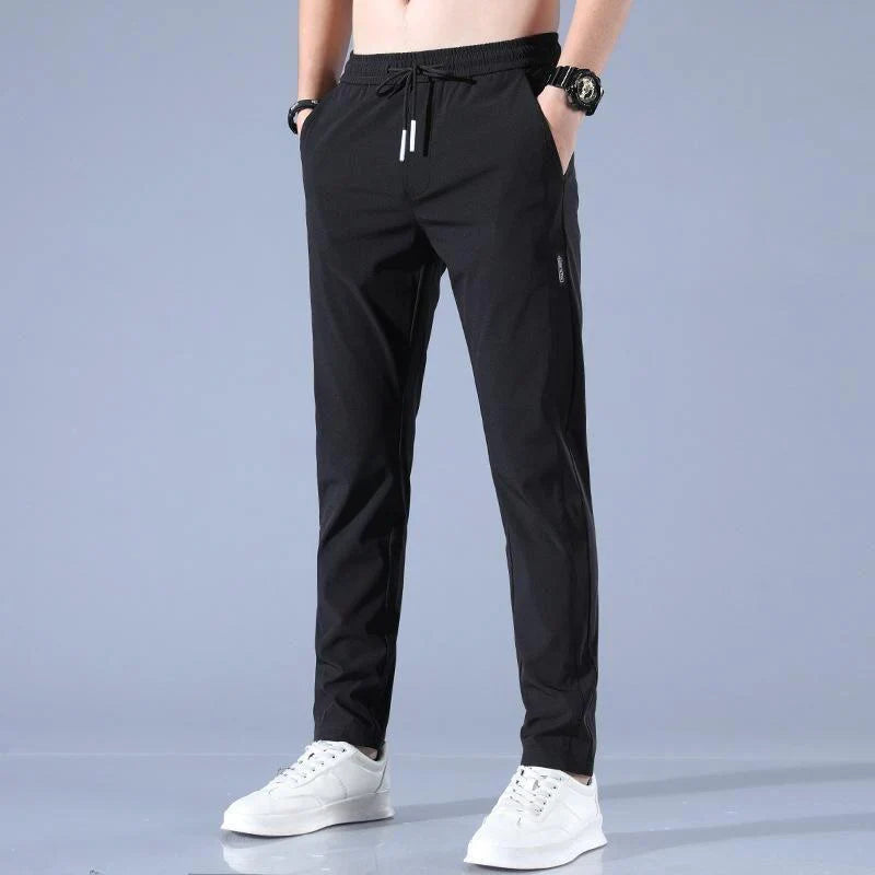 PREMIUM MEN'S HIGH STRETCH SKINNY LYCRA PANTS_ 🔥Buy1 Get 1 Free💥🤩 (Black & Gray) 🔥