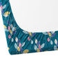 Cotton Feel Glace Cotton Elastic Fitted Printed King Size Double Bed Bedsheet with 2 Pillow Covers