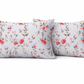 Cotton Feel Glace Cotton Elastic Fitted Printed King Size Double Bed Bedsheet with 2 Pillow Covers