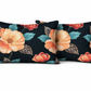 Cotton Feel Glace Cotton Elastic Fitted Printed King Size Double Bed Bedsheet with 2 Pillow Covers