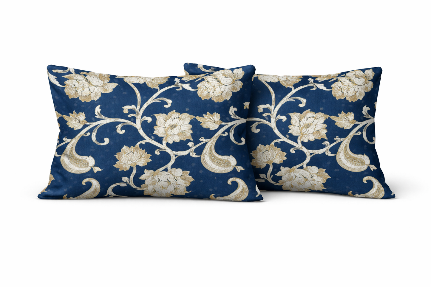 Cotton Feel Glace Cotton Elastic Fitted Printed King Size Double Bed Bedsheet with 2 Pillow Covers