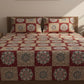 Soft Cotton Double Bedsheet Set with 2 Pillow Covers