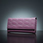 Women's Faux Leather diamond-stitch Wallet