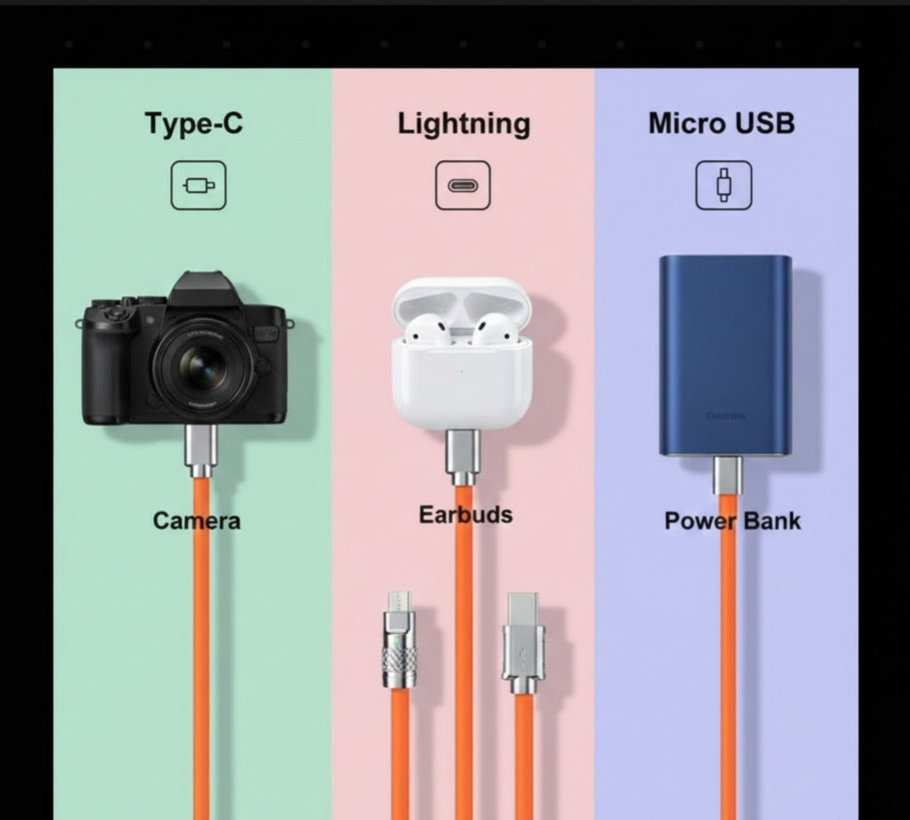 3-in-1 Rapid Charge Multi Cable