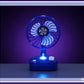 Rechargeable Portable Fan with LED Light