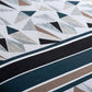 Cotton Feel Glace Cotton Elastic Fitted Printed King Size Double Bed Bedsheet with 2 Pillow Covers