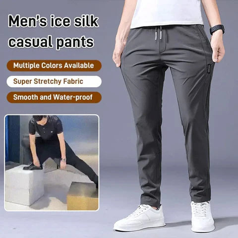 PREMIUM MEN'S HIGH STRETCH SKINNY LYCRA PANTS_ 🔥Buy1 Get 1 Free💥🤩 (Black & Gray) 🔥