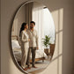 CrystalView Oval Wall Mirror