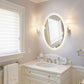 CrystalView Oval Wall Mirror