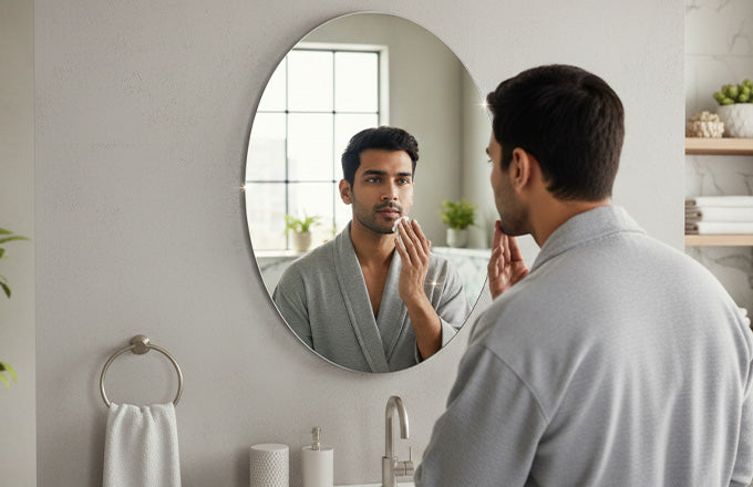 CrystalView Oval Wall Mirror