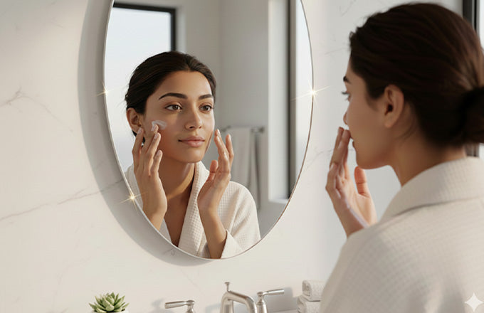 CrystalView Oval Wall Mirror